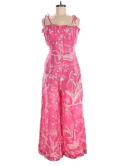 Pre-owned Ranna Gill Jumpsuit In Pink