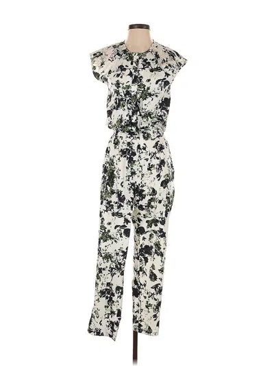 Pre-owned Ranna Gill Jumpsuit In White