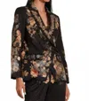 Ranna Gill Leila Double Breasted Jacket In Black In Black