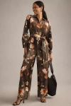 Ranna Gill Long-sleeve Jumpsuit In Multicolor