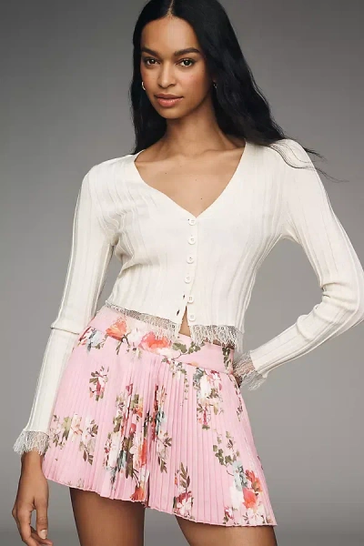 Ranna Gill Pleated Skirty Shorts In Multi