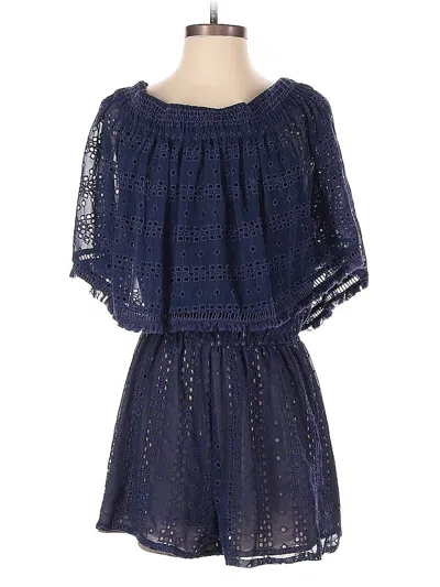 Pre-owned Ranna Gill Romper In Blue