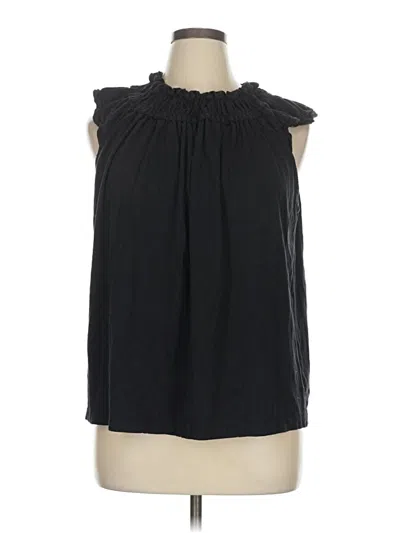 Pre-owned Ranna Gill Sleeveless Blouse In Black