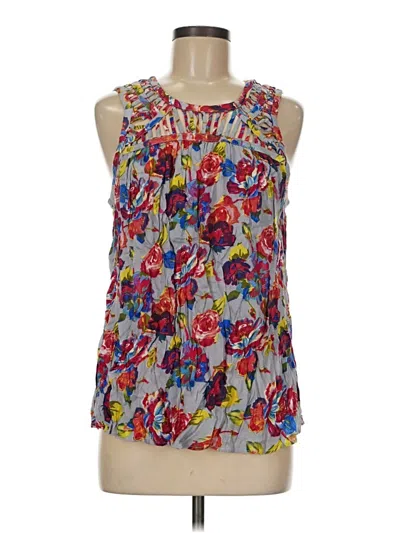 Pre-owned Ranna Gill Sleeveless Blouse In Blue