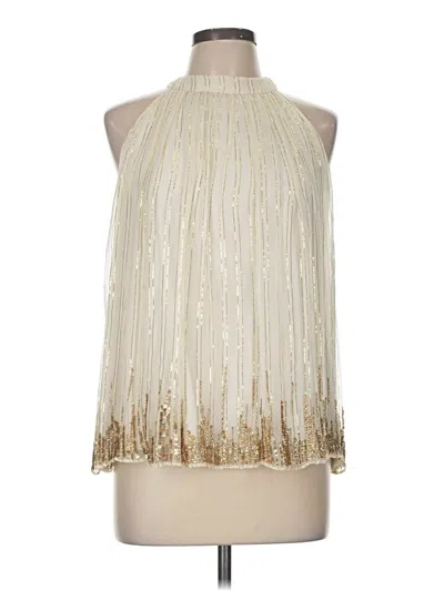 Pre-owned Ranna Gill Sleeveless Blouse In Gold
