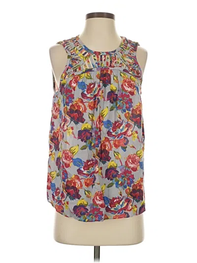 Pre-owned Ranna Gill Sleeveless Blouse In Yellow