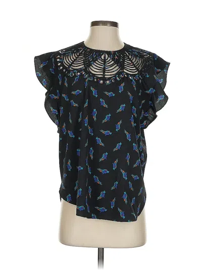 Pre-owned Ranna Gill Sleeveless T-shirt In Blue