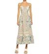 Ranna Gill Ula Ruched Handkerchief Dress In Multicolor In Multi