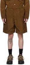Ranra Brown Stroller Shorts In C711 Bronze Brown