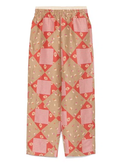 RANRA RANRA COLLECTOR PANT PRINTED VISCOSE CLOTHING