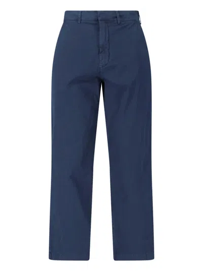 Ranra Cotton Pants In Blue