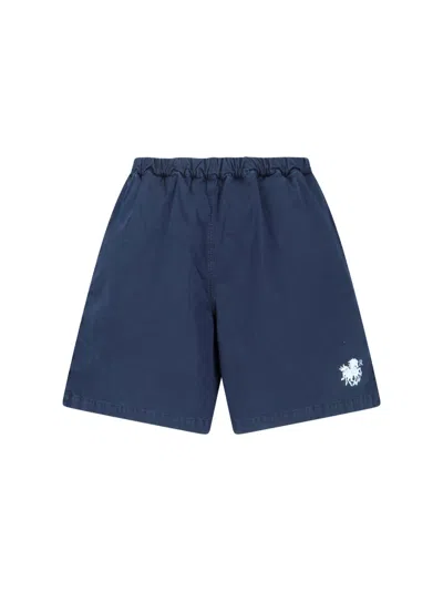 Ranra Cotton Shorts Keel In Blue