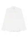Ranra Off-white Maker Gauze Modal Poly Classic Shirt In White