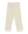 Ranra Drawstring Casual Pants In White