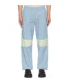 Ranra Man Pants Light Blue Size L Polyamide In Blue