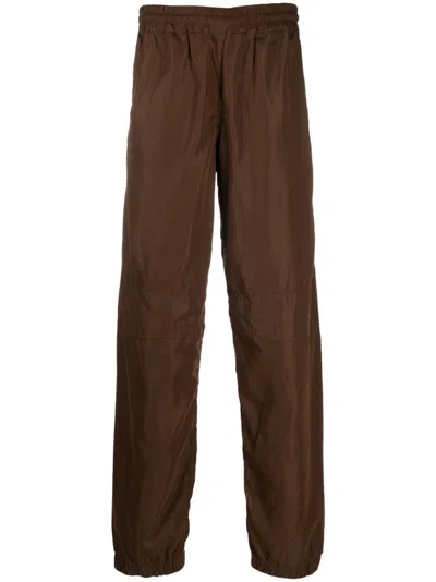 Ranra Elasticated-waist Track Pants In Brown
