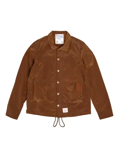 Ranra Epitome Shiny Shirt In Brown