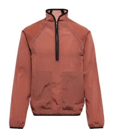 Ranra Ganga Half-zip Jacket In Brown