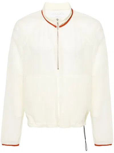 Ranra Hlaupa Half-zip Casual Jacket In White