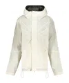 Ranra Technical Fabric Hooded Jacket In White
