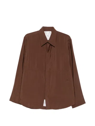 Ranra Long-sleeve Shirt In Brown