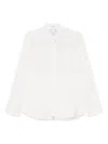 Ranra Off-white Maker Gauze Modal Poly Classic Shirt