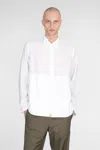 Ranra Off-white Maker Gauze Modal Poly Classic Shirt In White