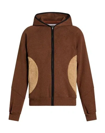 Ranra Man Cardigan Brown Size L Wool, Polyamide, Acrylic, Viscose