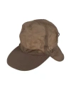 Ranra Man Hat Military Green Size Onesize Polyamide In Brown