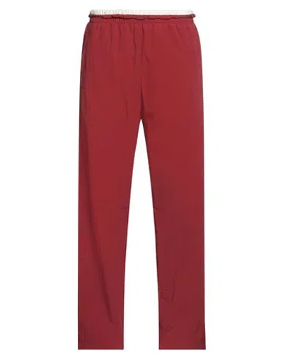 Ranra Man Pants Brick Size Xl Polyamide In Red