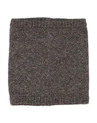 Ranra Man Scarf Chocolate Brown Size - Acetate, Cotton, Wool, Nylon, Elastane