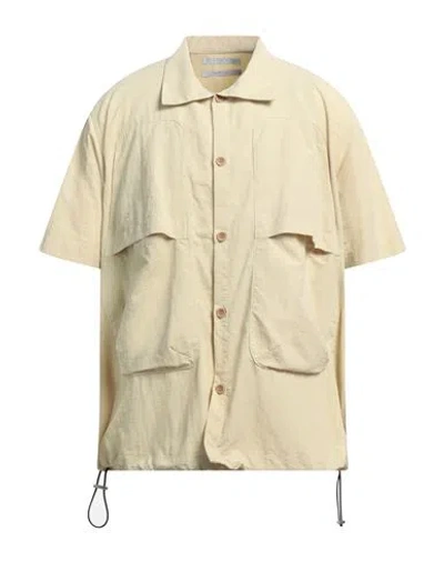 Ranra Man Shirt Beige Size M Polyamide In Neutral