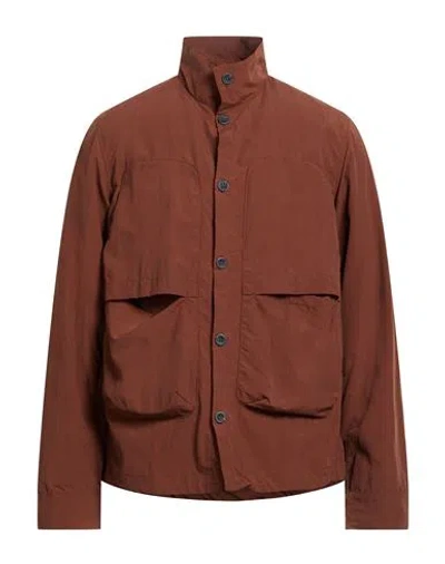 Ranra Man Shirt Brown Size Xl Polyamide