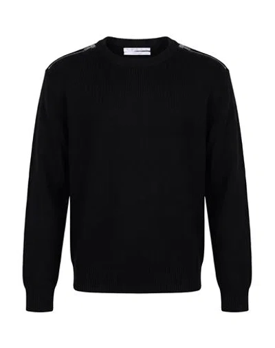 Ranra Man Sweater Black Size Xl Virgin Wool, Nylon