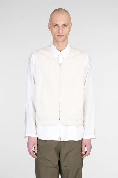 Ranra Mill Vest In Beige Viscose