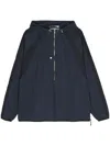 Ranra Twill-weave Half-zip Hoodie