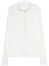 Ranra Sidur Half-zip Modal Sweatshirt In White