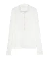 Ranra Sidur Half-zip T-shirt In White