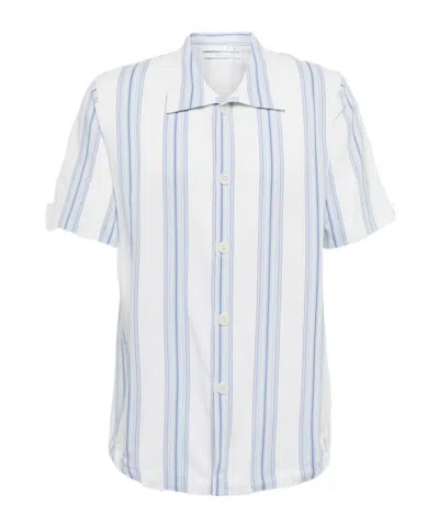 Ranra Skotta Striped Shirt In White