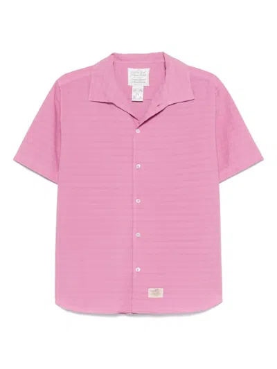 Ranra Gestreiftes Hemd In Rosa