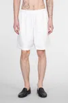 Ranra Jacquard Pattern Shorts In White
