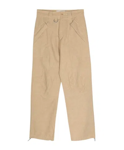 Ranra Stymir Belt Loop Casual Pants In Brown