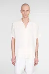 Ranra Sun Shirt In Beige Silk