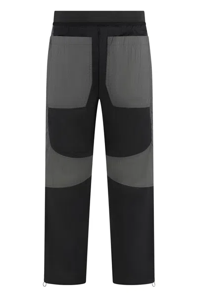Ranra Techno Fabric Track Pants In Black