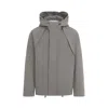 Ranra Wool Jacket With Design And Functional Hood