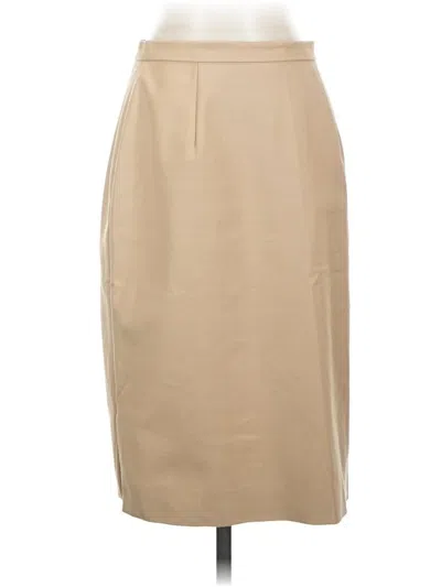Pre-owned Raoul Formal Skirt In Tan