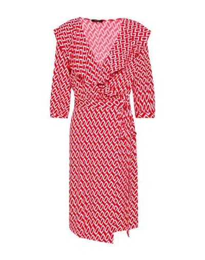 Raoul Woman Mini Dress Red Size 8 Polyester, Elastane