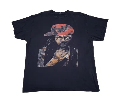 Pre-owned Rap Tees X Vintage 2000s Lil Wayne I Am Still Music T Shirt In Black