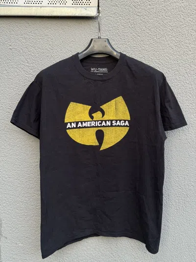 Pre-owned Rap Tees X Wu Tang Clan An American Saga Black T-shirt