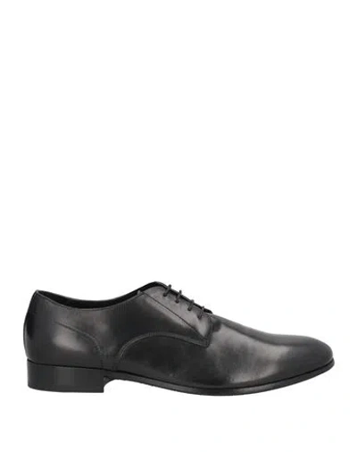 Raparo Man Lace-up Shoes Black Size 7 Leather